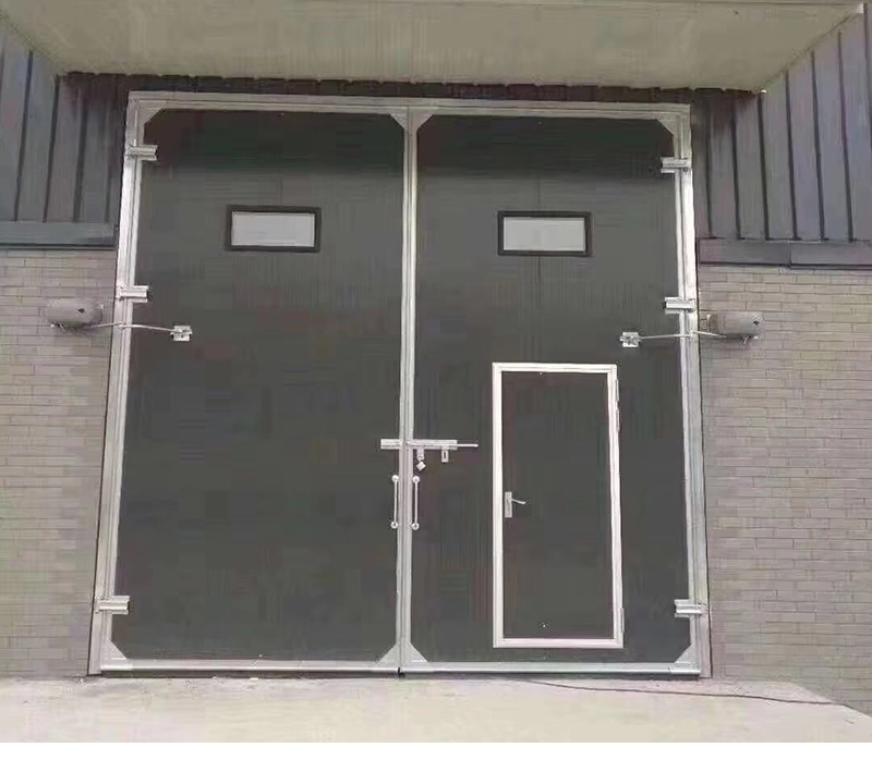 重型门保温自动彩钢门岩棉仓库门彩钢仓库工业平开门厂房平移门(图12)