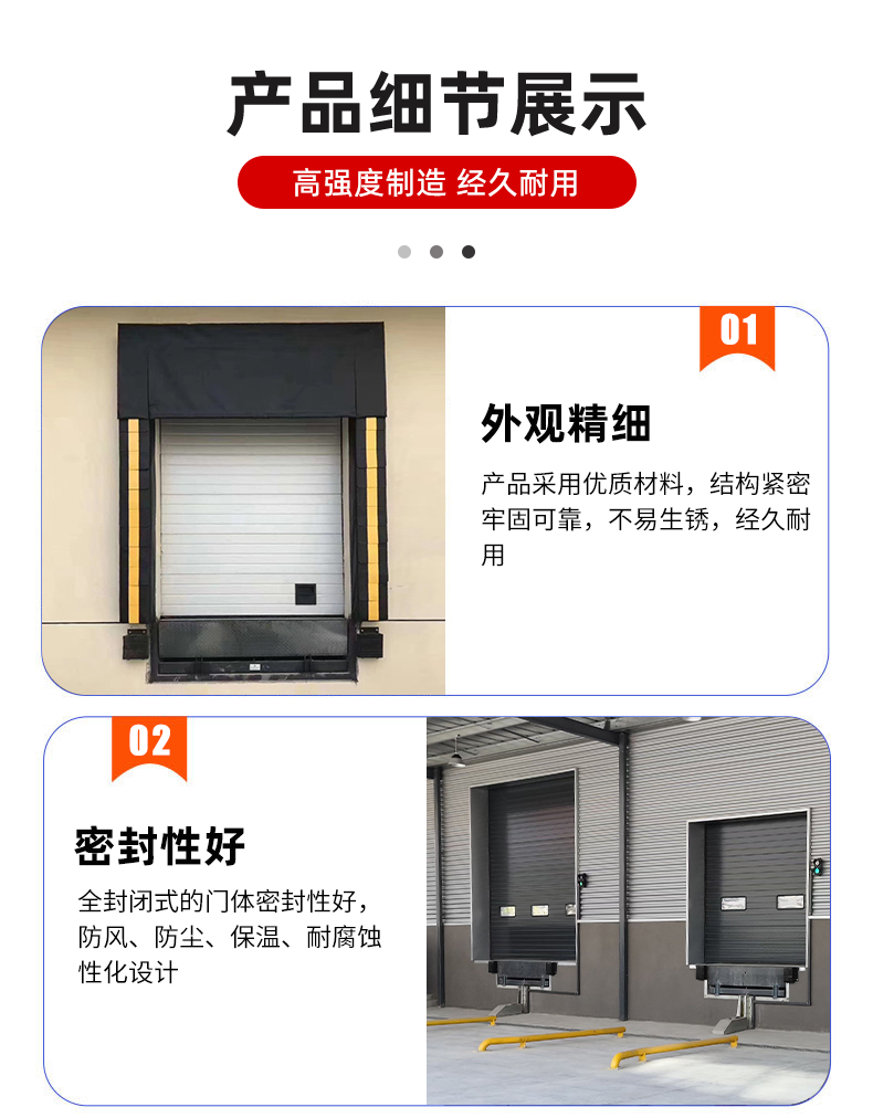 工业提升门自动雷达感应滑升门厂房车间透明提升门车库电动垂直门(图5)