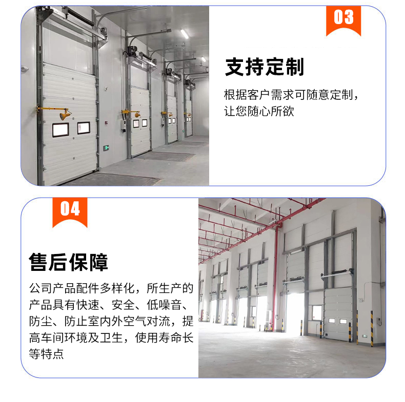 工业提升门自动雷达感应滑升门厂房车间透明提升门车库电动垂直门(图6)