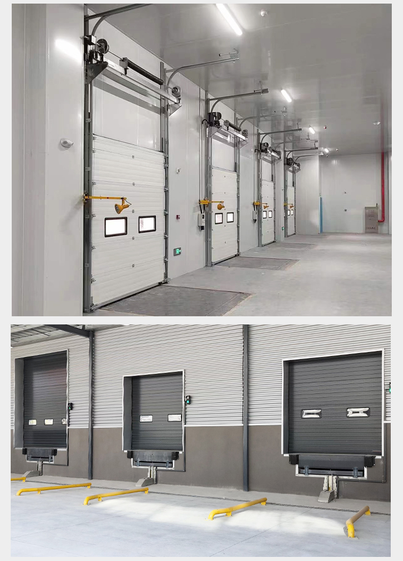 工业提升门自动雷达感应滑升门厂房车间透明提升门车库电动垂直门(图8)