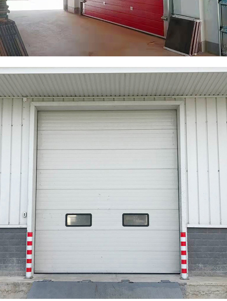 电动工业提升门冷链保温抗风物流仓库门翻板消防车库门垂直滑升门(图18)