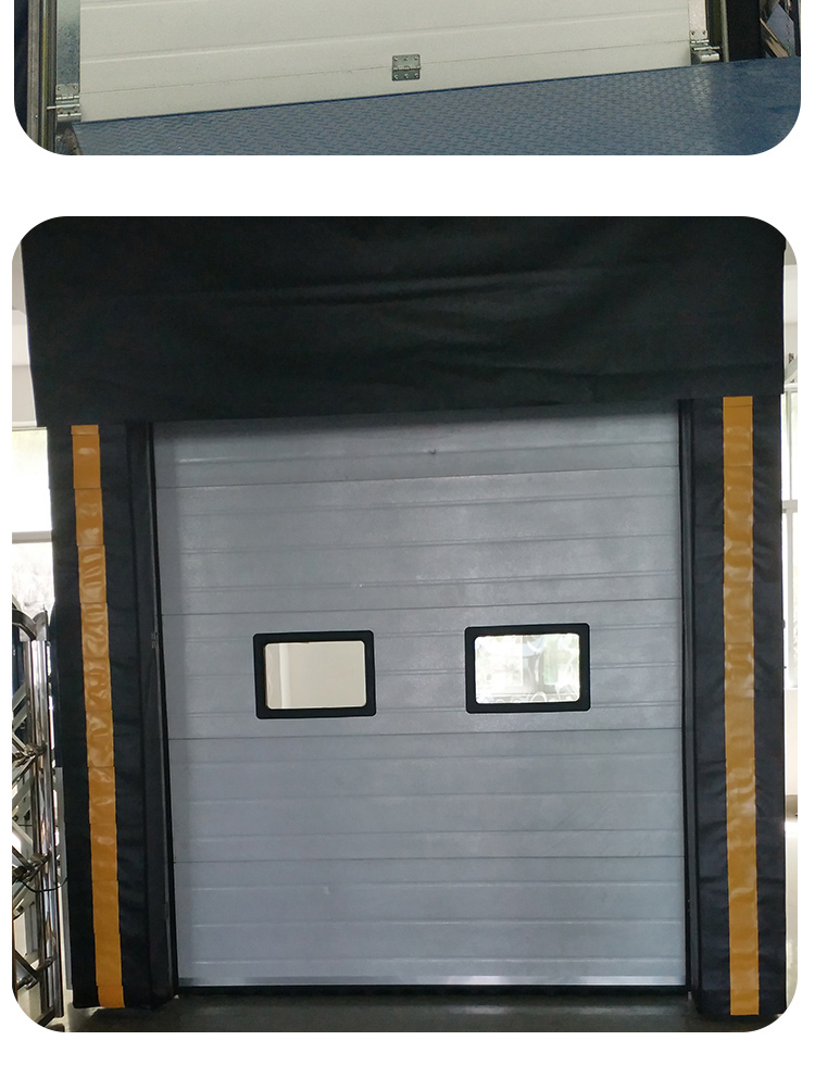 电动工业提升门冷链保温抗风物流仓库门翻板消防车库门垂直滑升门(图21)