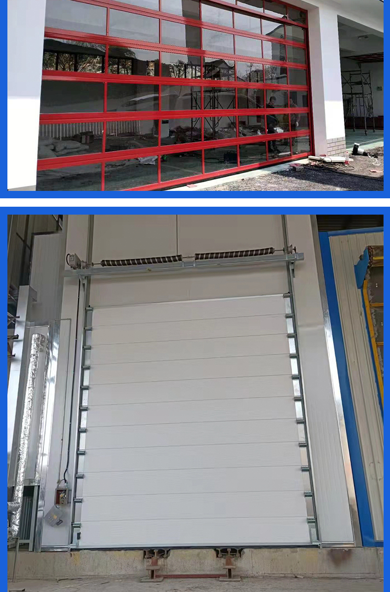 工业提升门物流仓库大门冷链配套保温滑升门电动快速升降卷帘门(图13)