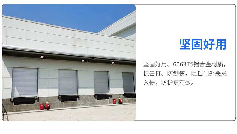 工业提升门物流仓库大门冷链配套保温滑升门冷库快速升降卷帘门(图7)