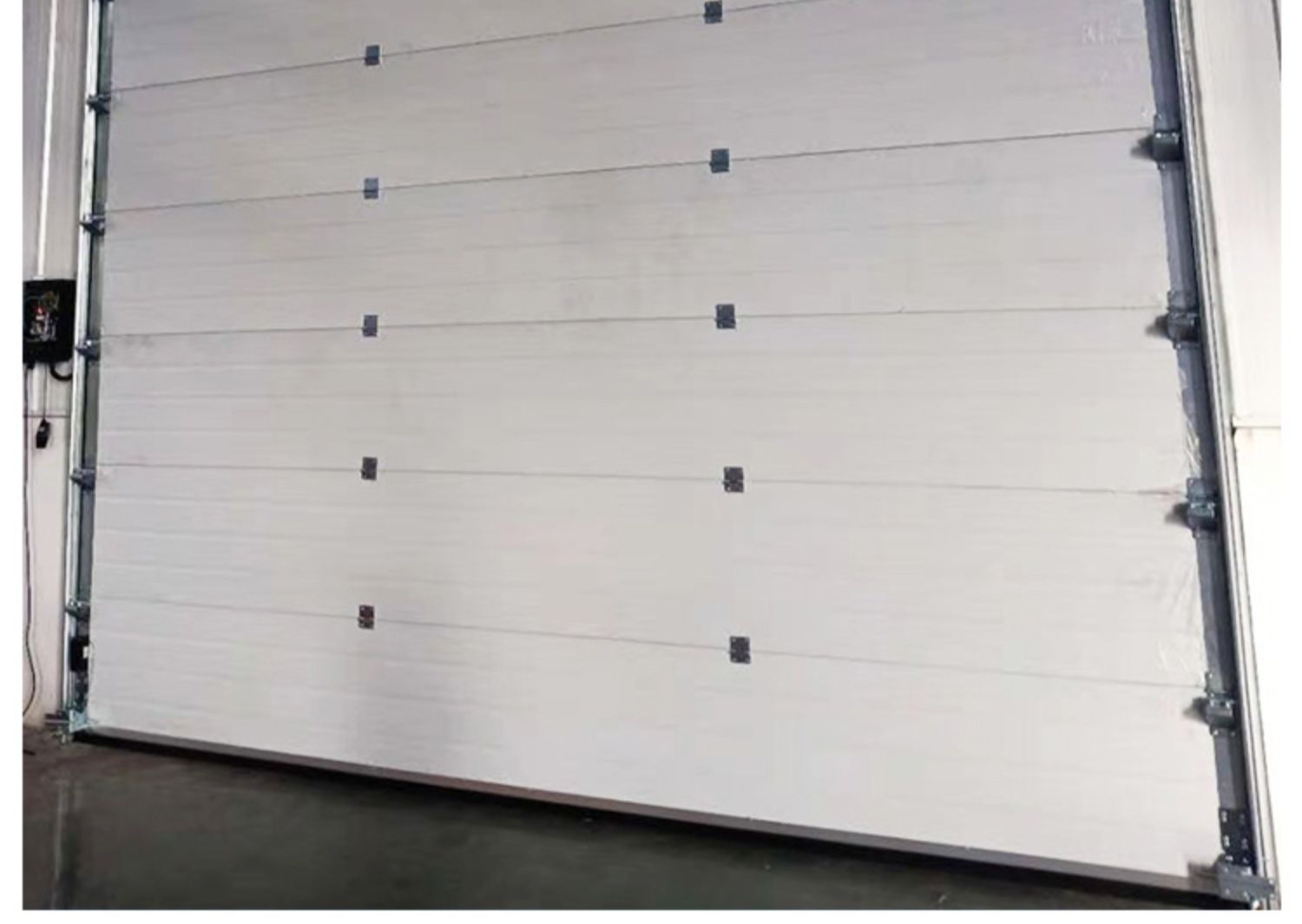 工业提升门保温卷帘门冷链保温物流仓库大门电动滑升门pvc快速门(图10)