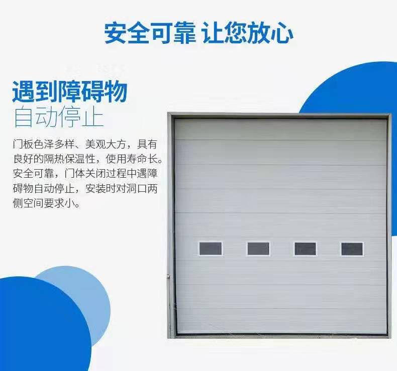 工业提升门保温卷帘门冷链保温物流仓库大门电动滑升门pvc快速门(图19)