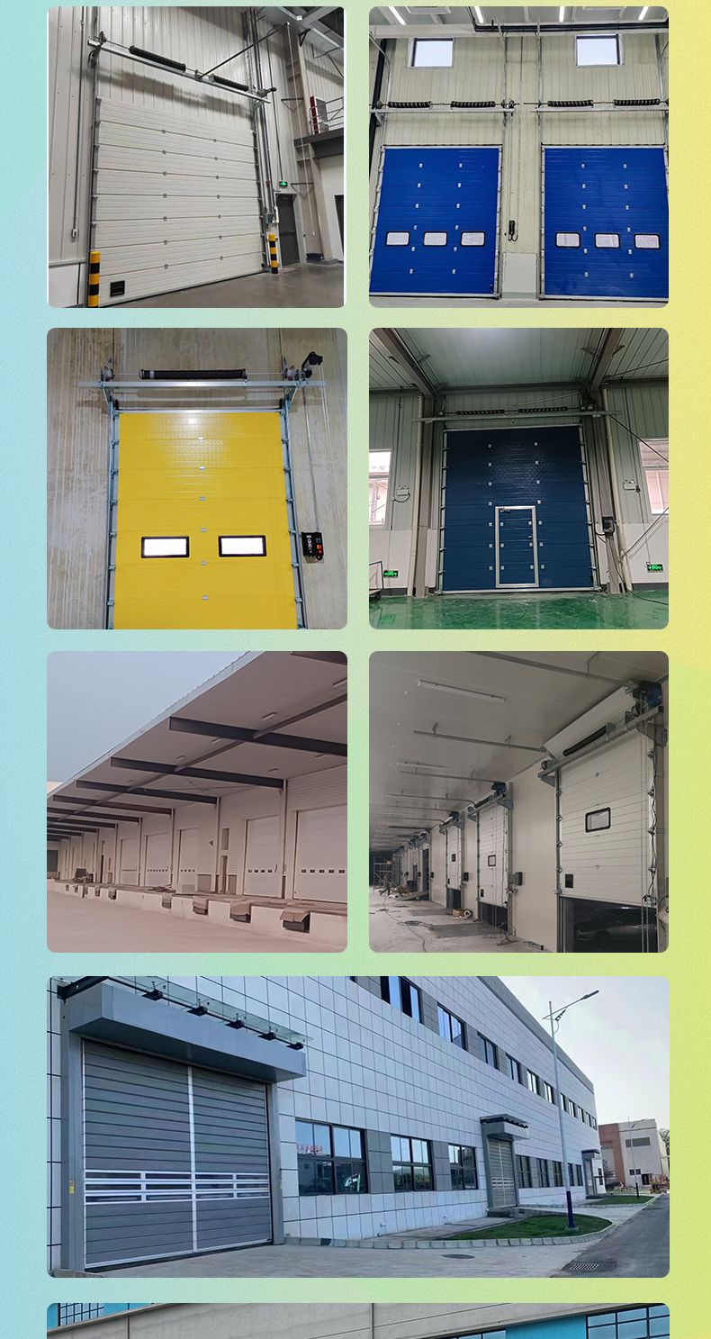 工业提升门厂房车间车库电动感应快速门物流仓库垂直工业滑升门(图17)