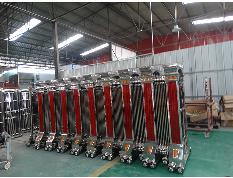 郑州段滑门伸缩门不锈钢电动伸缩门自动伸缩门学校工厂电动大门(图10)