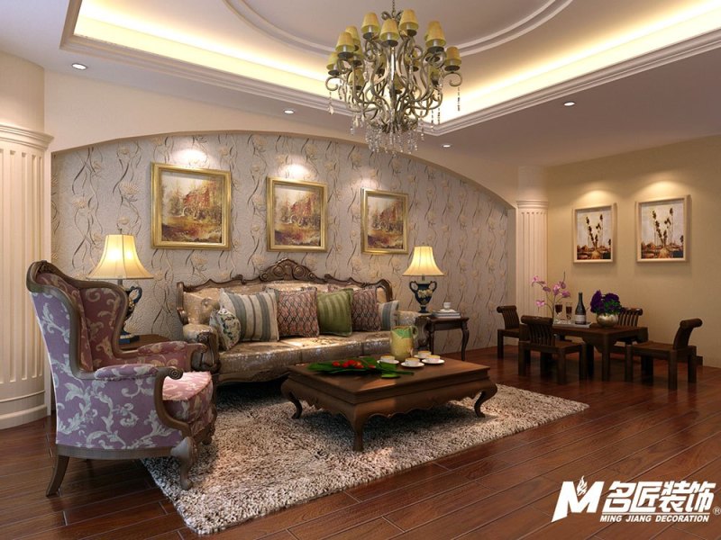 邻居家160平米的四居室,仅仅用了20万元,就完成了半包装修,如此划算!-远洋城万象花园装修(图2) 远洋城万象花园户型图_万象园房子_万象园小区怎么样