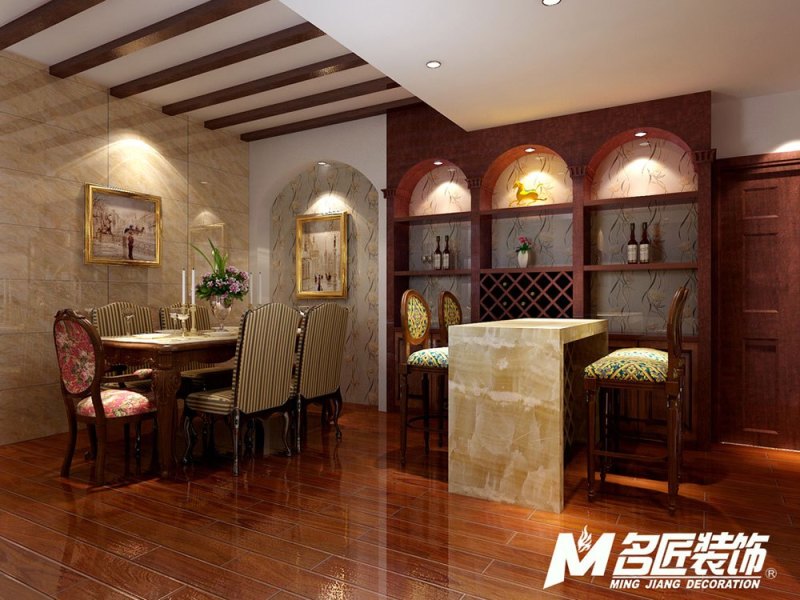 邻居家160平米的四居室,仅仅用了20万元,就完成了半包装修,如此划算!-远洋城万象花园装修(图4) 万象园小区怎么样_远洋城万象花园户型图_万象园房子