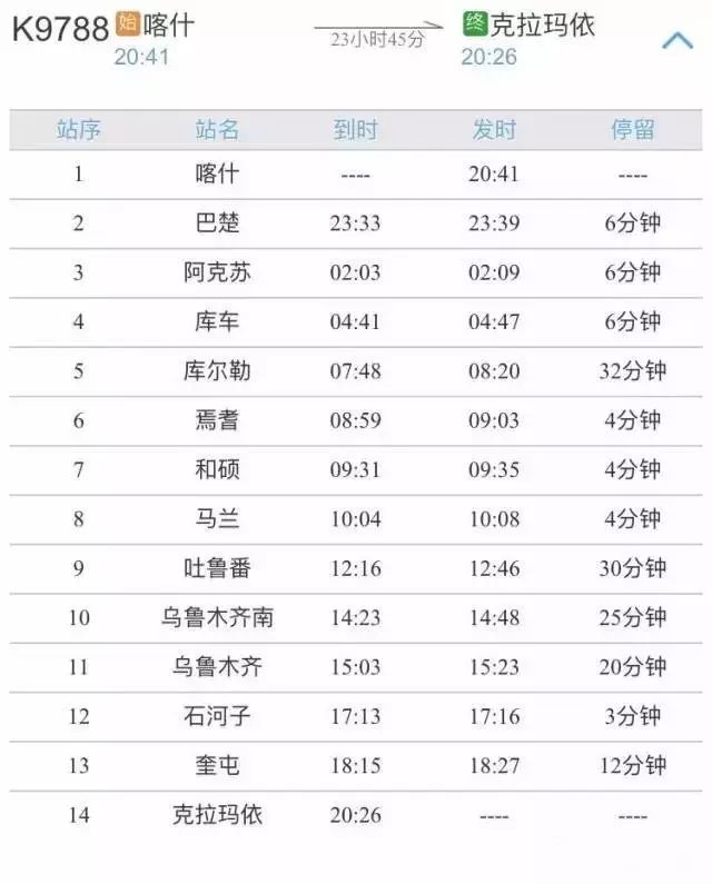 乌鲁木齐开往喀什火车_乌鲁木齐开往喀什的列车时刻_乌鲁木齐火车喀什开往哪个站