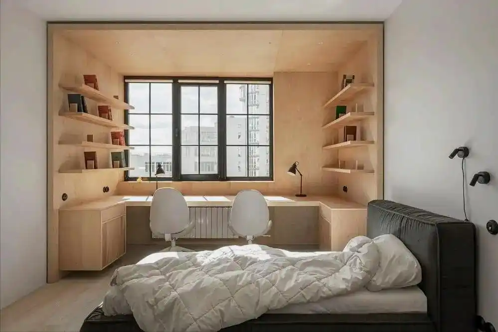 120㎡手枪式户型大揭秘!这样改造衣帽间,太实用了(图9) 手枪式户型楼房_手枪式户型楼房_手枪式户型楼房