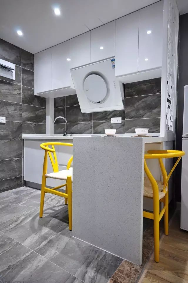 50㎡新中式单身公寓,高端大气,韵味十足!(图7) 单身户型平面图_户型图公寓单间_50平方单身公寓户型图