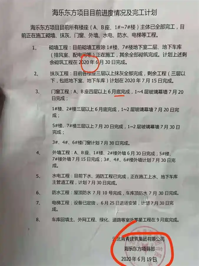 河北邯郸一楼盘迟迟交房近三年,数百业主叫苦,当地成立专班督办(图4) 邯郸永年区新房交付问题_海乐东方小区延期交房维权_永泰日出东方推迟交房