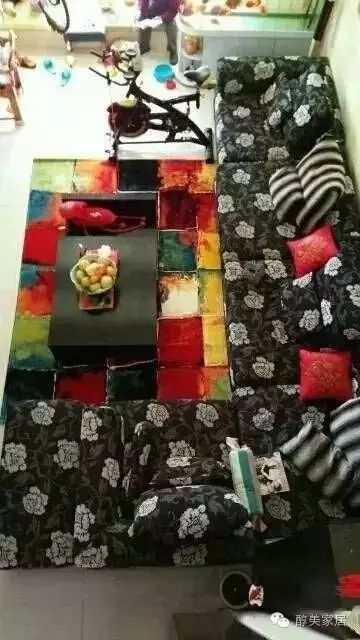 网上那些丑到哭的装修,你绝对不想装成这样(遵义醇美家居整体家装设计)(图14) 遵义装修设计_丑爆墙纸审美_混搭风格装修案例