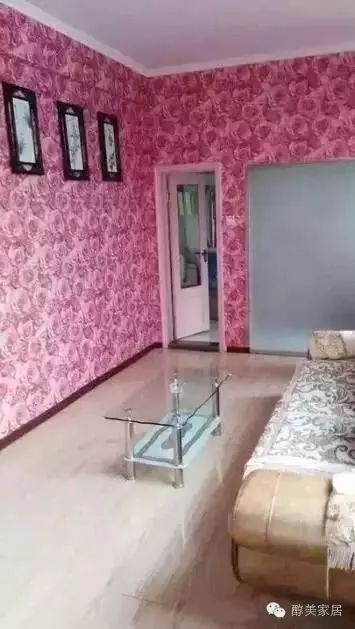 网上那些丑到哭的装修,你绝对不想装成这样(遵义醇美家居整体家装设计)(图4) 遵义装修设计_混搭风格装修案例_丑爆墙纸审美