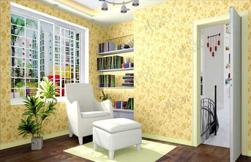 墙布的优缺点有哪些 装修墙面用墙布好不好(图4) 墙布施工周期短_墙布环保优点_房间装修贴墙布好不好