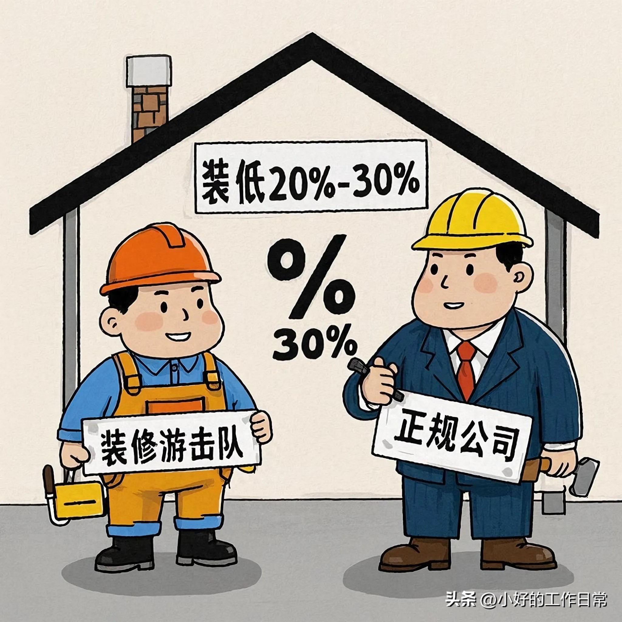 装修游击队比大公司更靠谱?看完这篇我直接怒了!(图1) 装修公司报价对比_装修游击队陷阱_水电改造材料装修公司买么