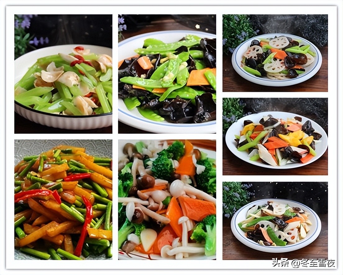 荷塘小炒做法_素菜的做法大全家常菜_年夜饭素菜小炒食谱