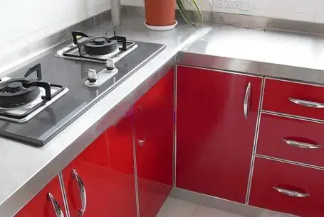 橱柜不锈钢台面好吗?橱柜不锈钢台面如何安装(图1) 橱柜不锈钢台面好吗?橱柜不锈钢台面如何安装