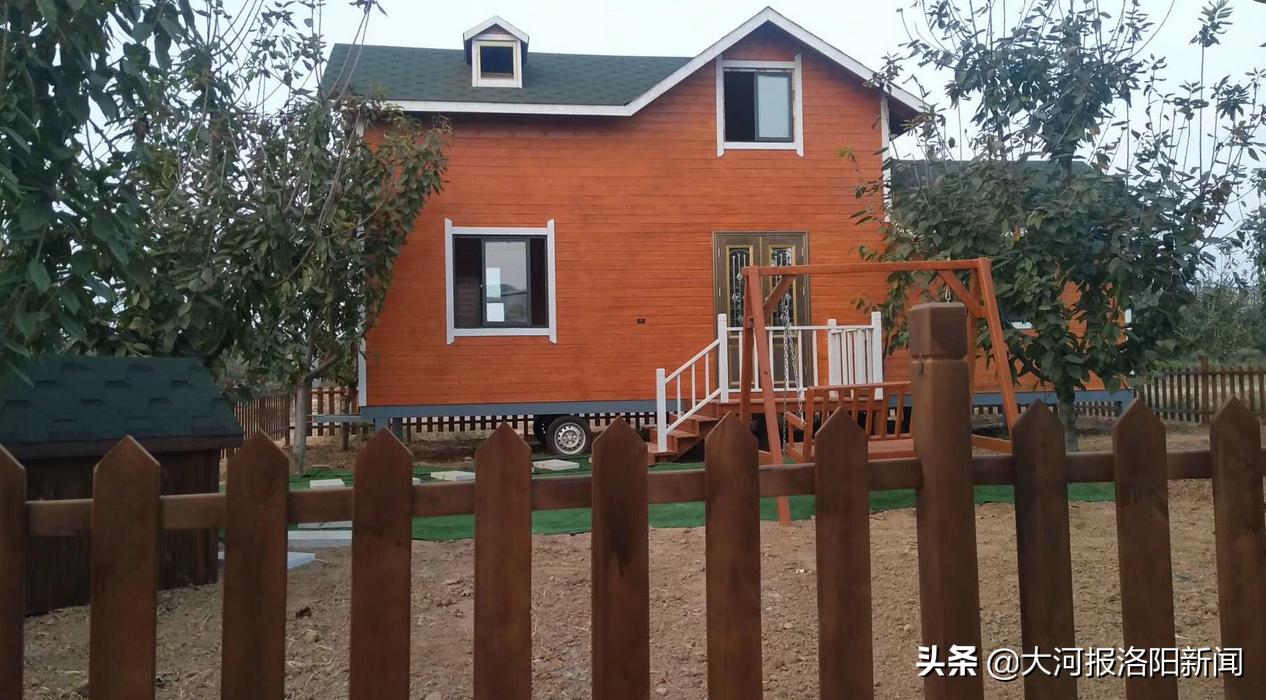 17.8万元享200平方米庭院?孟津一农庄林业用地上“种”出小木屋(图1) 洛阳平乐镇庭院别墅购买_洛阳乐宇农庄小木屋价格_洛阳小产权的房子出售