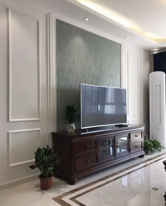 发小90㎡新房花20万,全屋美式+简约,朋友:家具设计太不搭!(图2) 20万拎包入住_90㎡美式简约新房装修_简约美式家具