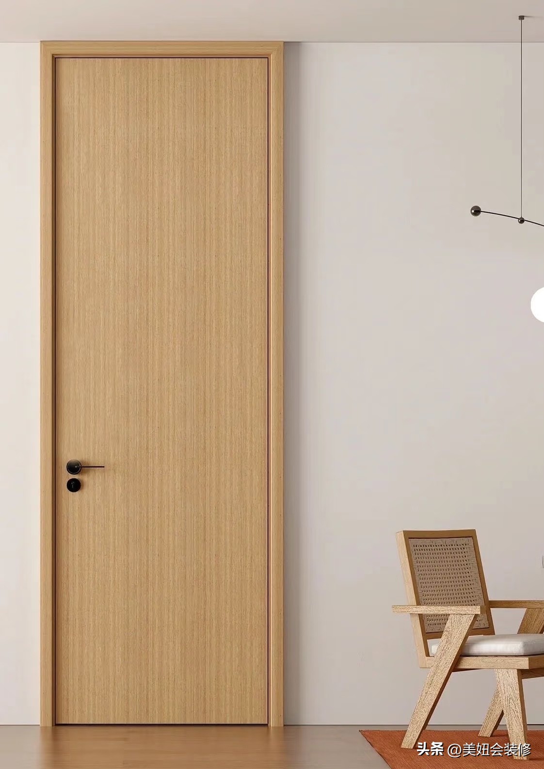 门套怎样做才好看?小细节决定大颜值,这篇门套避坑攻略值得看!(图5) 门套拼接方式45度拼_门套设计要点_中门户型装修