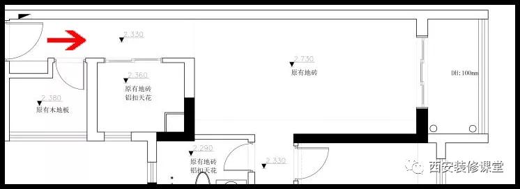 入户门直对阳台,怎么装修?(图1) 中门户型装修_刚需户型装修通风方法_户型进门直对阳台风水改善