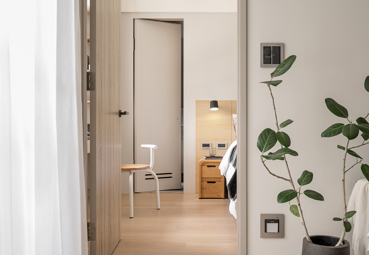 套内仅73㎡,全屋堪称“教科书式”装修,日子过得清爽又干净(图11) 73㎡ 教科书式装修案例 _中门户型装修_73㎡ 北欧混搭日式装修