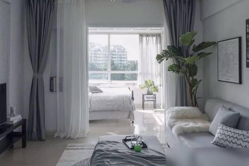 现在年轻人装修,为啥都在客厅死磕窗帘?(图5) 装修风格现代简约客厅_年轻人窗帘装修趋势_窗帘选择技巧