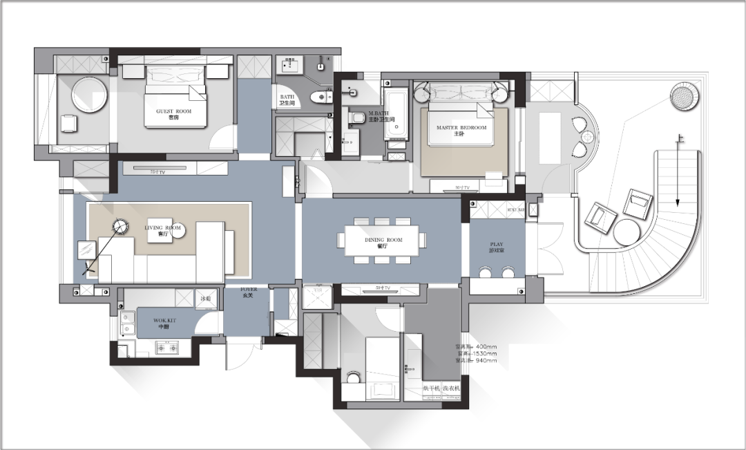 现代轻奢家居设计_少儿舞蹈房装修效果图_艺术人士住宅装修