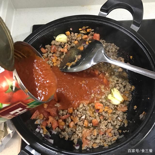 外面卖58一份的肉酱意大利面,在家也能做,味道不输外面,超好吃(图9) 没有意面酱怎么做意面_肉酱意大利面在家做_58元肉酱意大利面做法