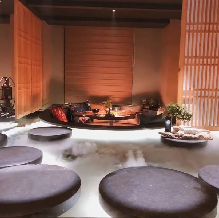 上海老洋房茶社_中式复古茶馆推荐_开间茶馆装修图片