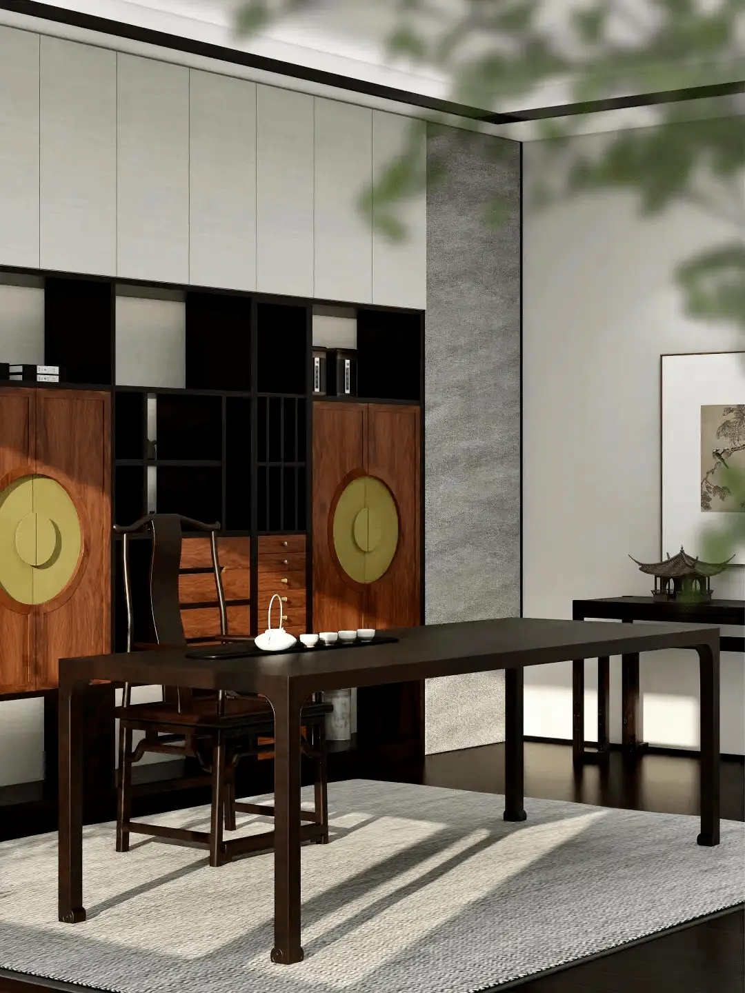 开间茶馆装修图片_文人茶室设计_京瓷禅意茶室