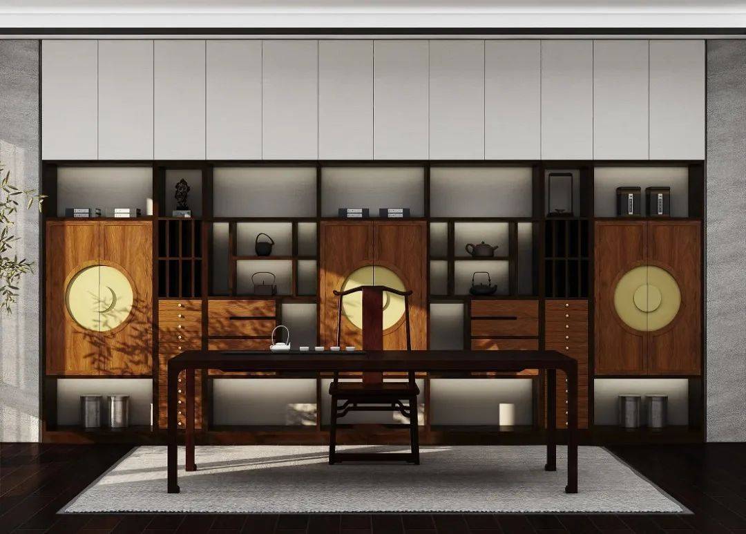 文人茶室设计_京瓷禅意茶室_开间茶馆装修图片