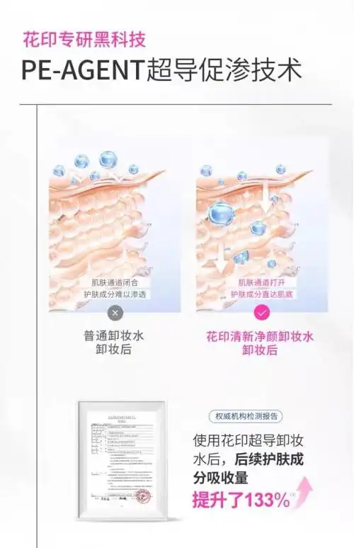“雪姨”王琳实力安利!花印超导卸妆水引领温和高效卸妆新风尚(图4) 花印超导卸妆水温和清洁力_王琳推荐花印超导卸妆水_花印卸妆水怎么样
