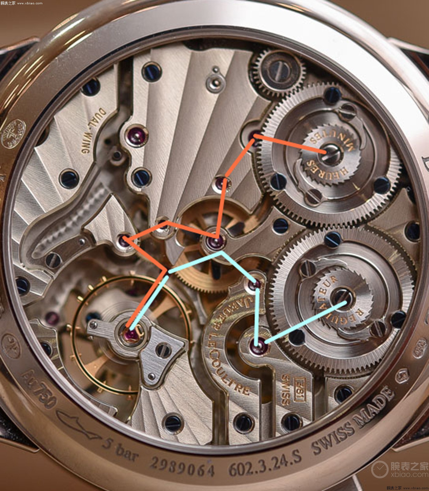 “对标”百达翡丽、朗格,积家“新一代双翼”,公价34万起步(图6) 积家双翼月相钢壳_积家世界时间价格_积家双翼构造详解