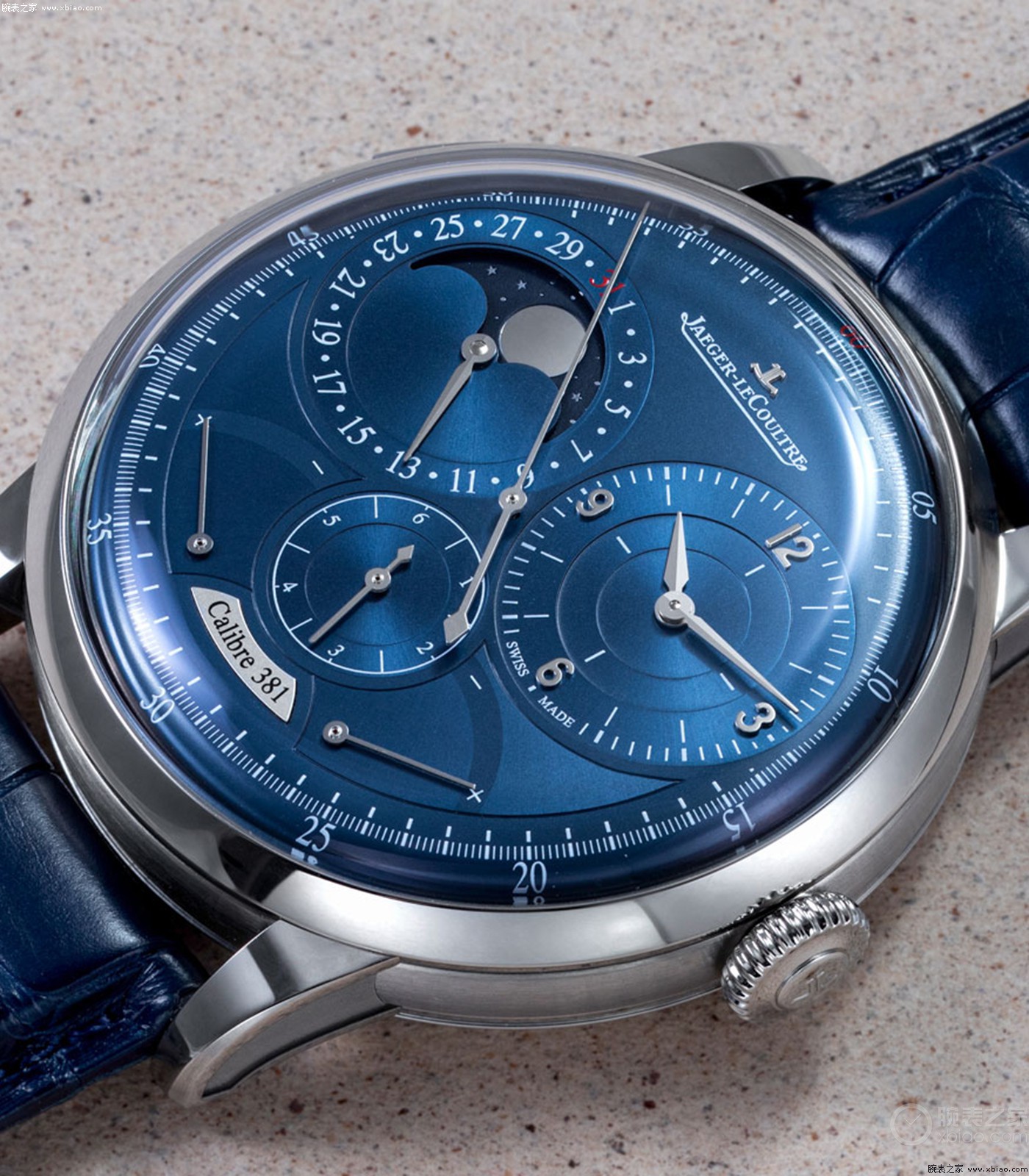 “对标”百达翡丽、朗格,积家“新一代双翼”,公价34万起步(图8) 积家双翼月相钢壳_积家双翼构造详解_积家世界时间价格