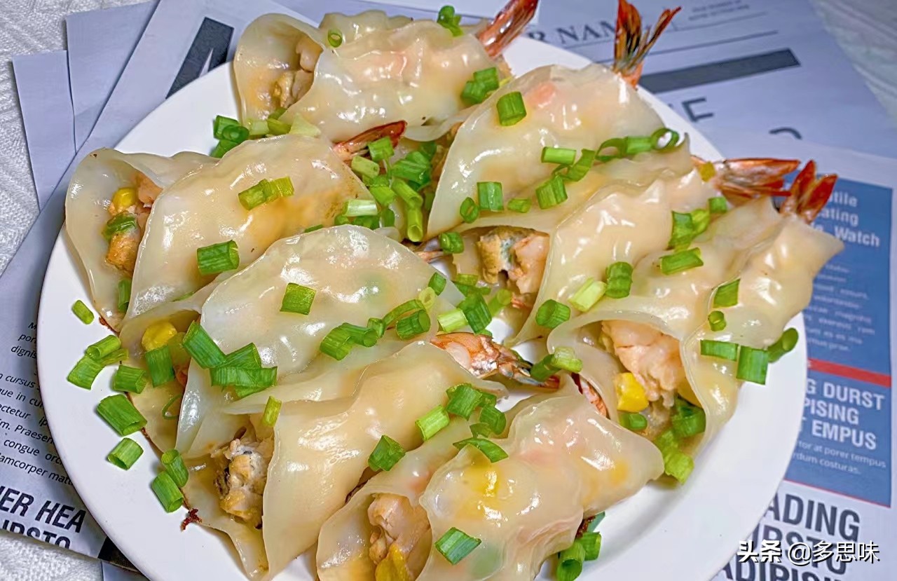 水饺吃腻了,不妨做点煎饺,推荐6种家常做法,肉香皮酥超美味(图5) 家常煎饺做法_脆皮煎饺制作教程_玫瑰花蒸饺怎么做