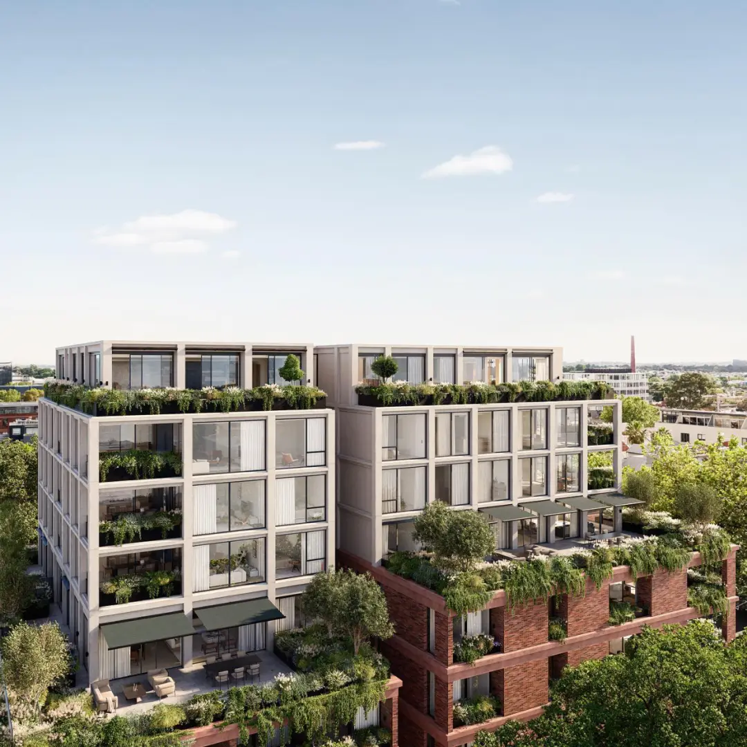 澳大利亚装修风格_现代红砖建筑立面_红砖公寓楼设计