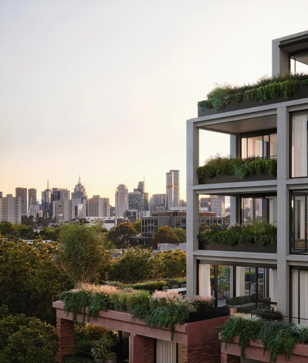 红砖公寓楼设计_澳大利亚装修风格_现代红砖建筑立面