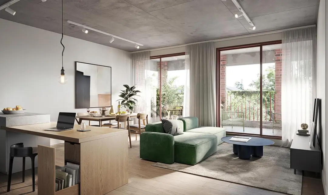 澳大利亚装修风格_红砖公寓楼设计_现代红砖建筑立面