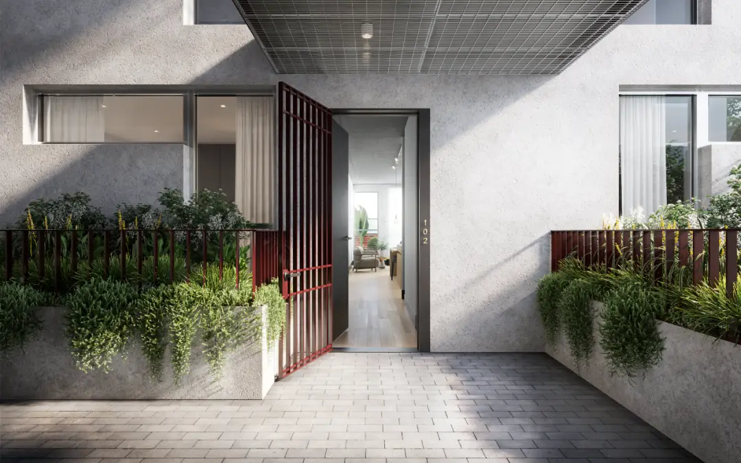 红砖公寓楼设计_现代红砖建筑立面_澳大利亚装修风格