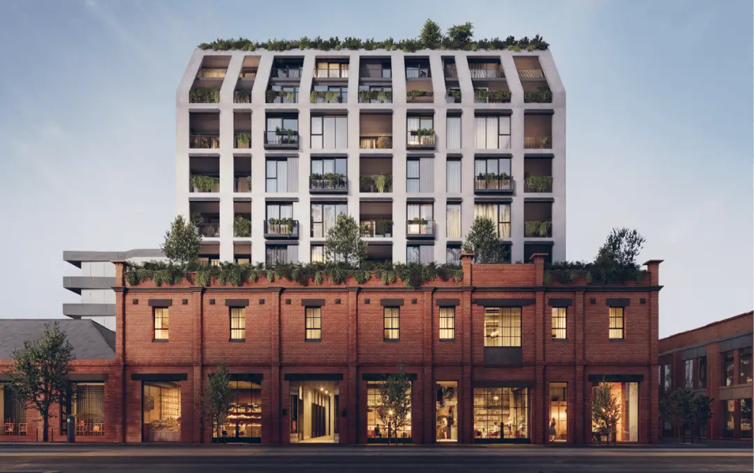 现代红砖建筑立面_澳大利亚装修风格_红砖公寓楼设计