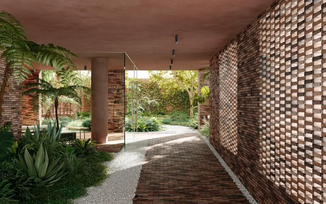 澳大利亚装修风格_红砖公寓楼设计_现代红砖建筑立面