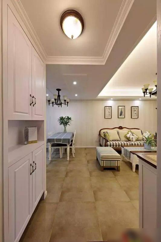 美式家具 小户型_美式风格小三居室布局_90㎡小三居室设计