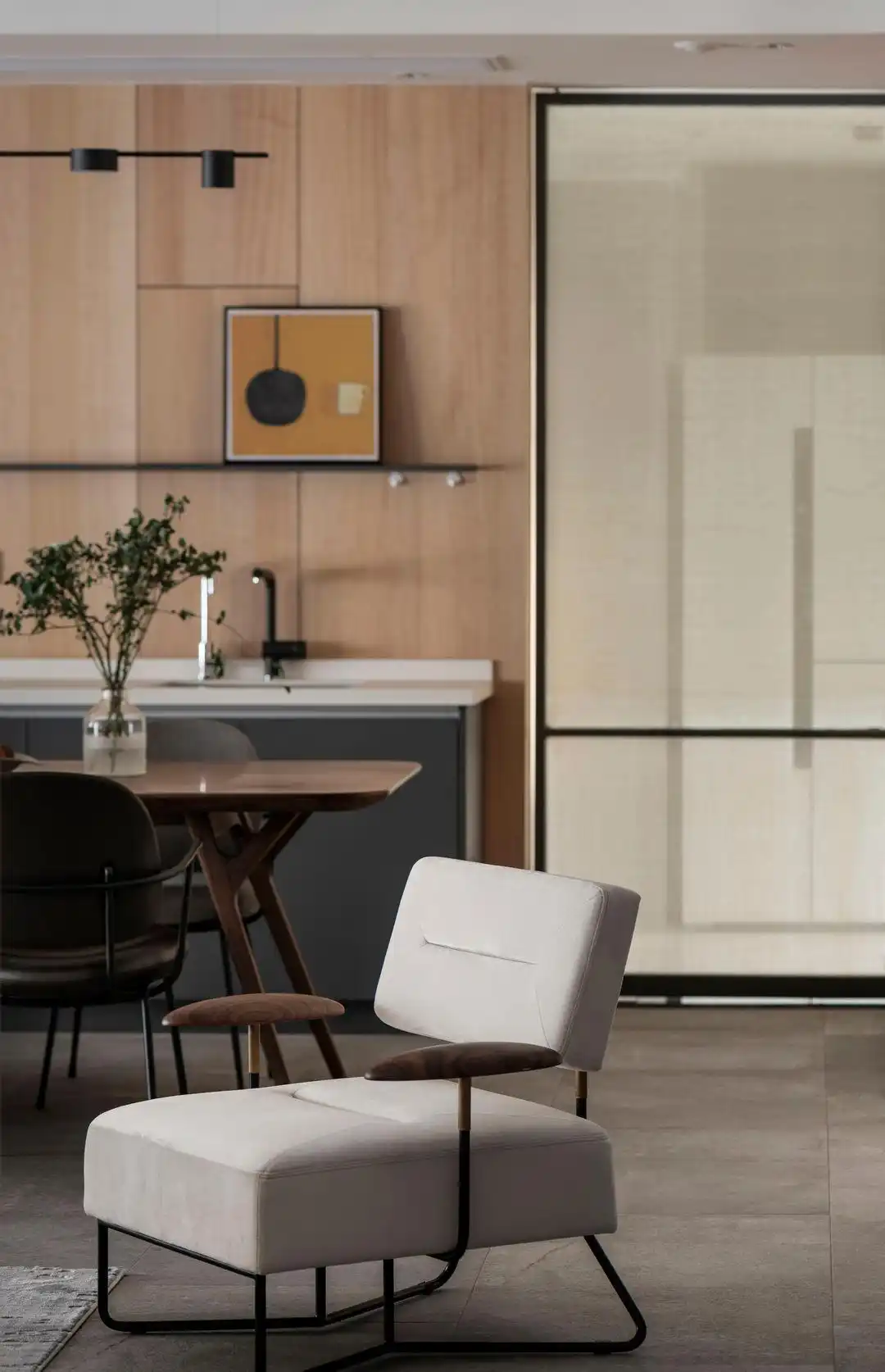 客餐厅互动空间布局_大横厅户型设计_成都地暖装修