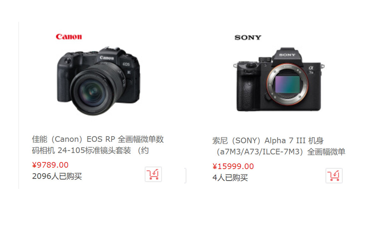索尼微单的尴尬:价格狂涨,销量断崖式下滑,遭遇佳能强力碾压(图5) 索尼微单销量下滑_索尼微单涨价策略分析_数码相机和微单的区别