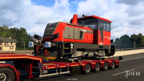 《欧洲卡车模拟2》1.56更新:新机车将驶入游戏世界!(图2) 欧洲卡车模拟2小车mod_欧洲卡车模拟2 CZ LOKO 合作 新增机车货物_欧洲卡车模拟2 特殊运输 DLC 巨型机车运输任务