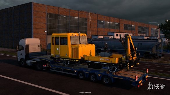《欧洲卡车模拟2》1.56更新:新机车将驶入游戏世界!(图3) 欧洲卡车模拟2 CZ LOKO 合作 新增机车货物_欧洲卡车模拟2小车mod_欧洲卡车模拟2 特殊运输 DLC 巨型机车运输任务